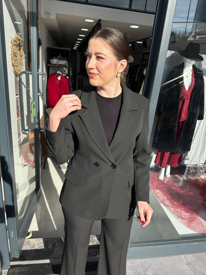 KREP KUMAŞ CEKET PANTOLON TAKIM