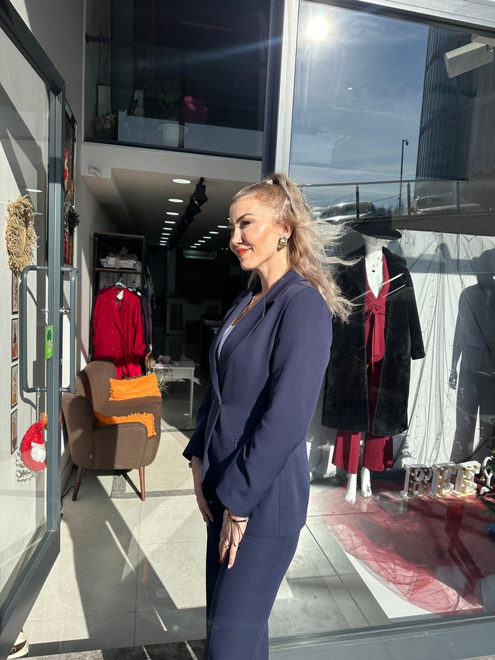 KREP KUMAŞ CEKET PANTOLON TAKIM