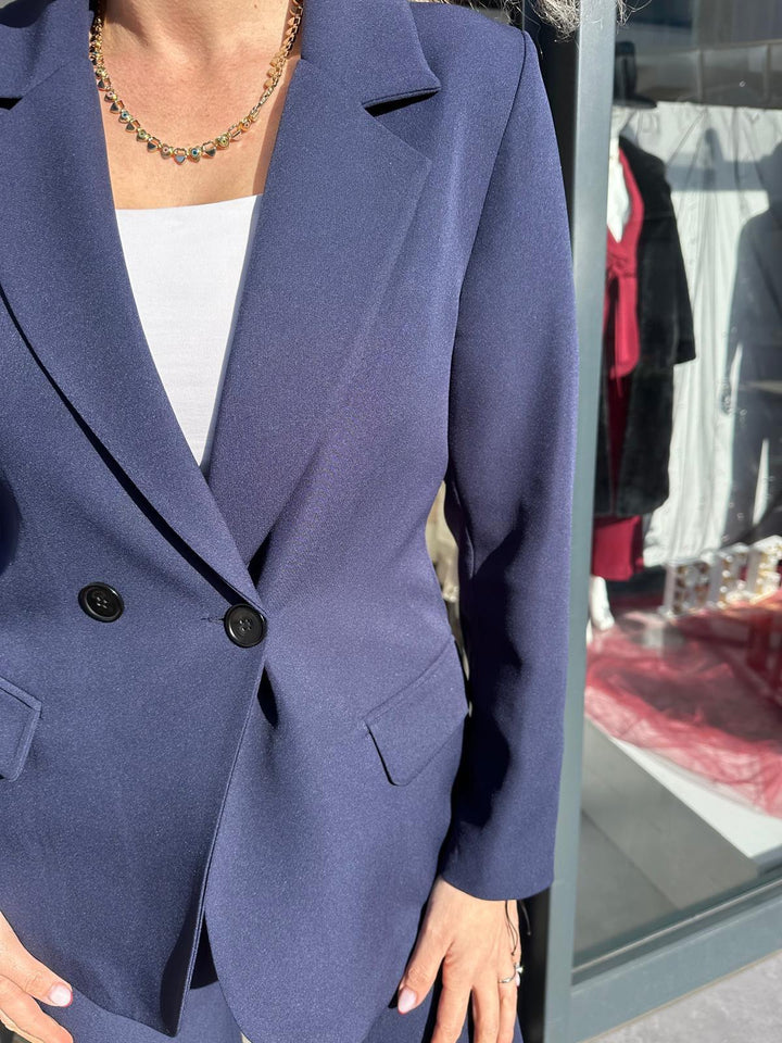 KREP KUMAŞ CEKET PANTOLON TAKIM
