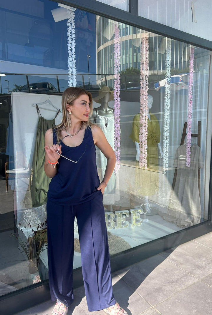OYS MODAL TENCEL KALIN ASKILI EŞOFMAN TAKIMI