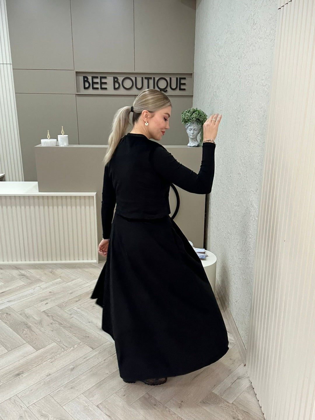 KADİFE YELEK ETEK TAKIM