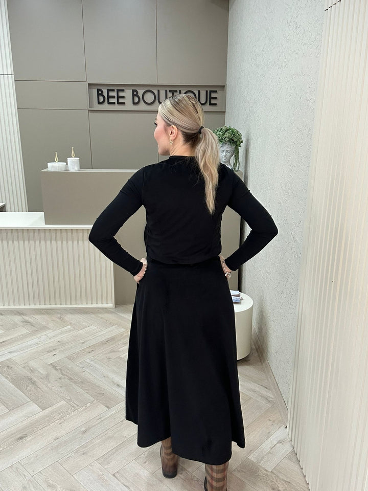 KADİFE YELEK ETEK TAKIM