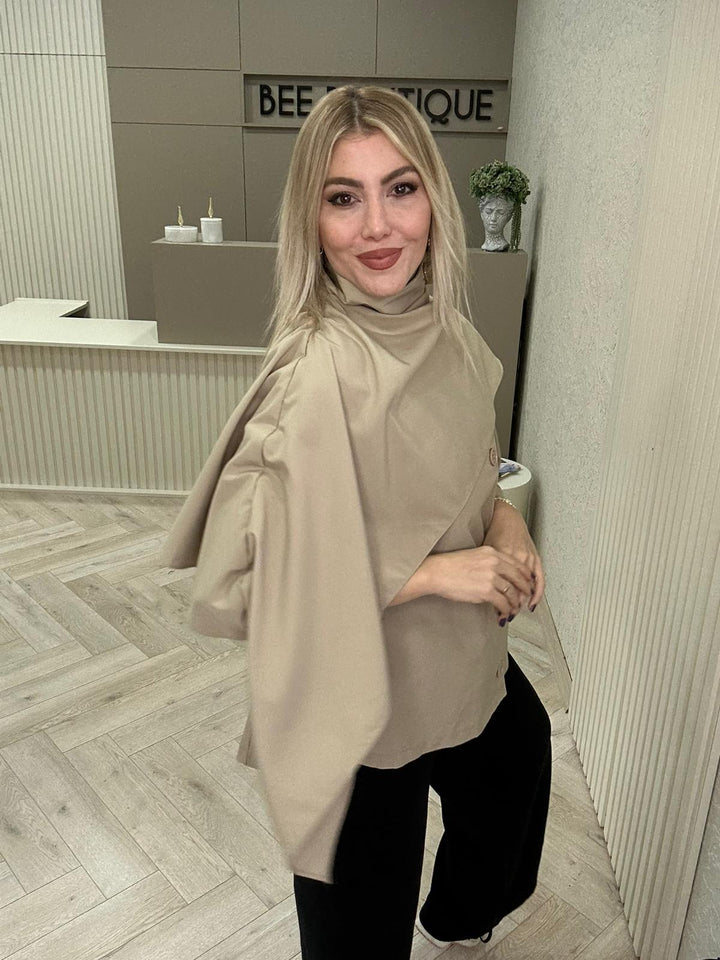 ŞAL YAKA TRENÇKOT