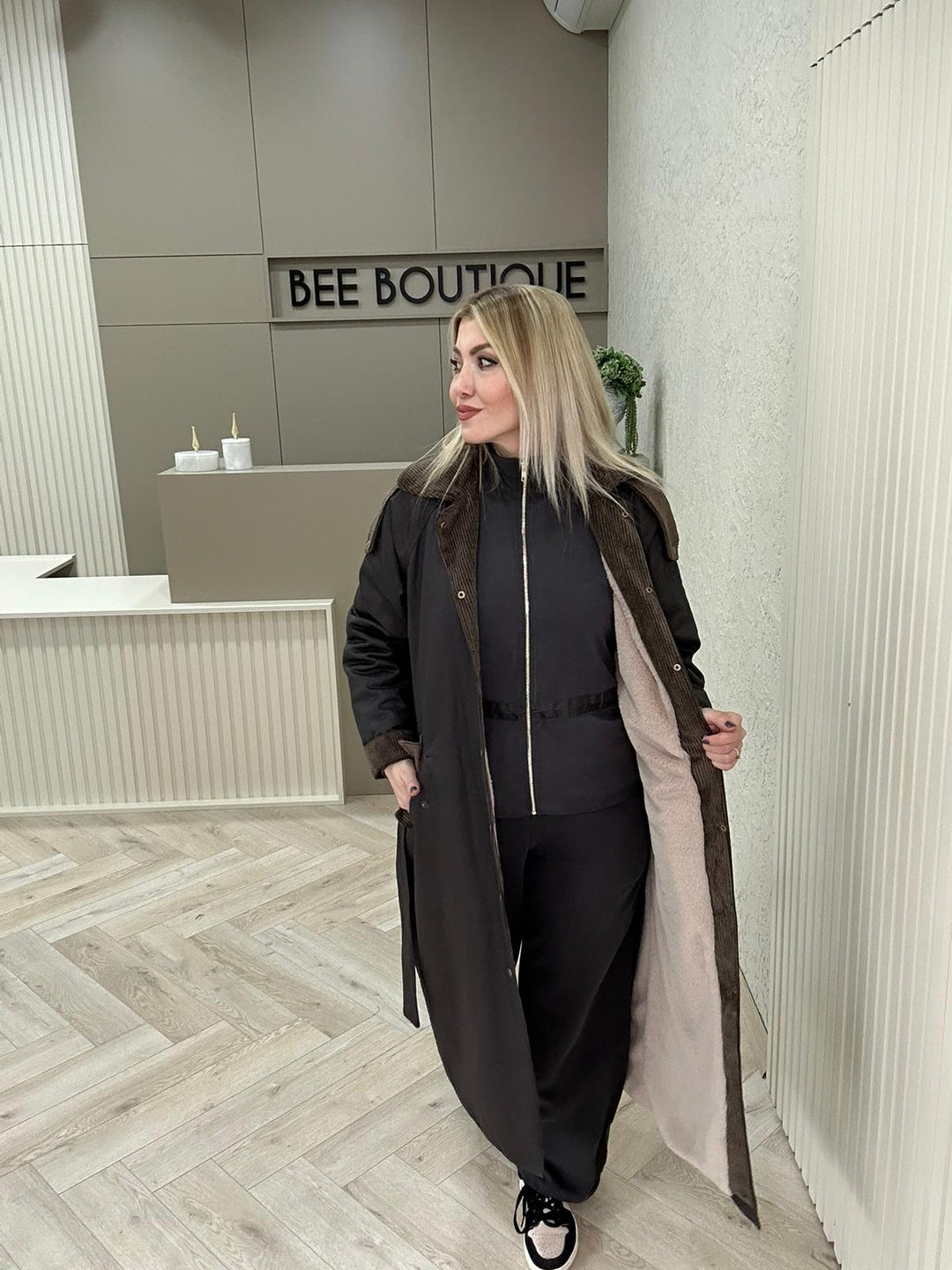 KAPLAMA KUMAŞ İÇİ KÜRKLÜ KABAN