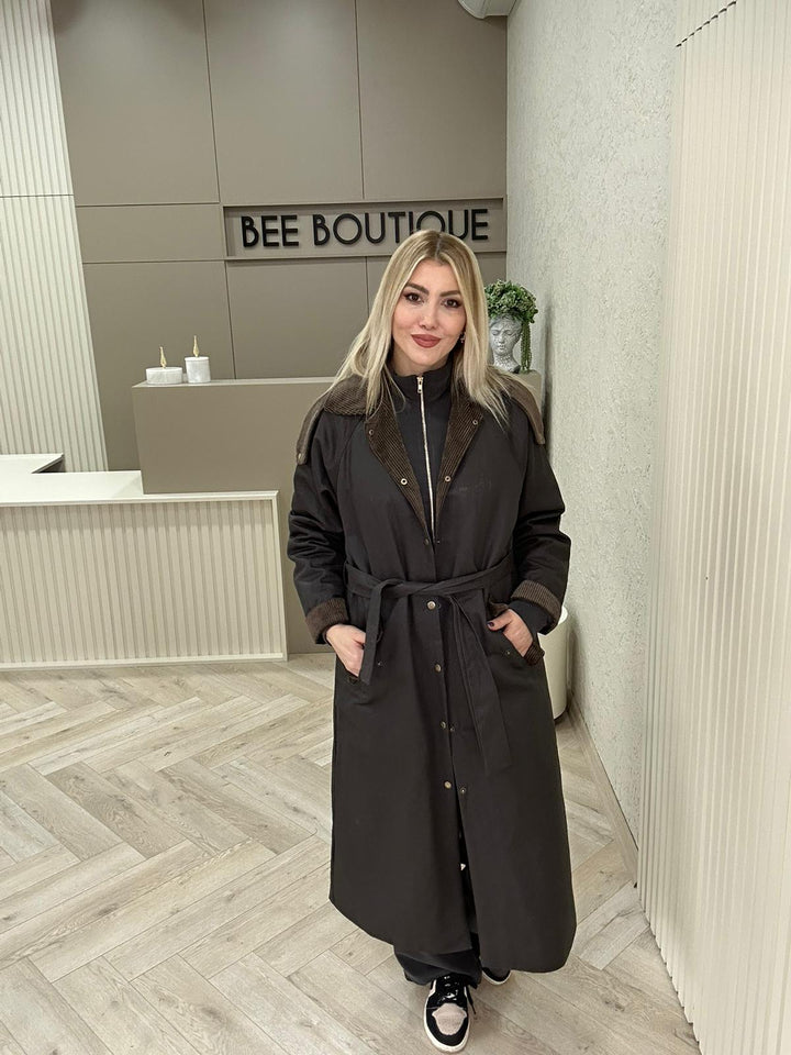 KAPLAMA KUMAŞ İÇİ KÜRKLÜ KABAN