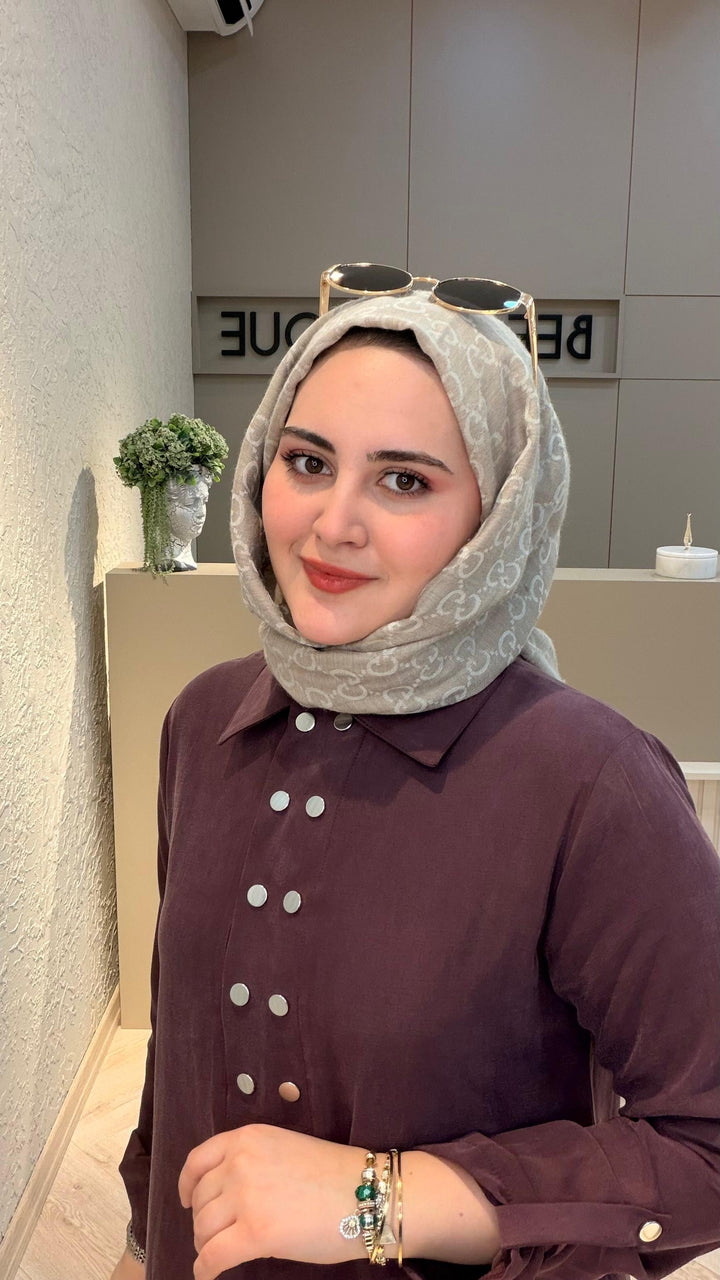 ÖNÜ ÇITÇITLI UZUN ELBİSE
