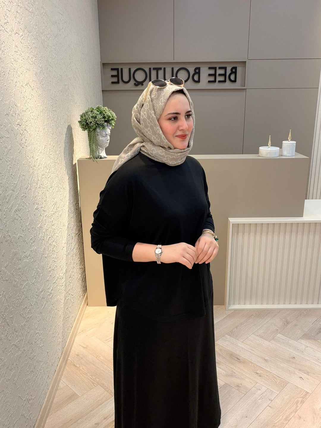 İNCE TENCEL KUMAŞ BASİC ETEKLİ TAKIM