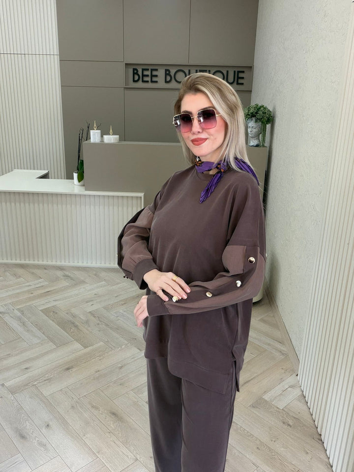 MY DÜĞMELİ TENCEL TAKIM