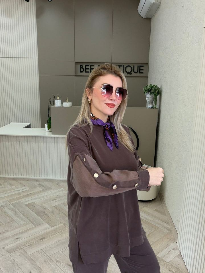 MY DÜĞMELİ TENCEL TAKIM