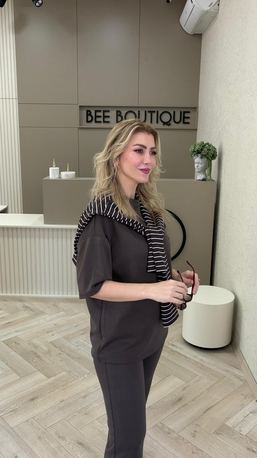 KISAKOLLU ATKILI 3 PARÇA EŞOFMAN TAKIMI
