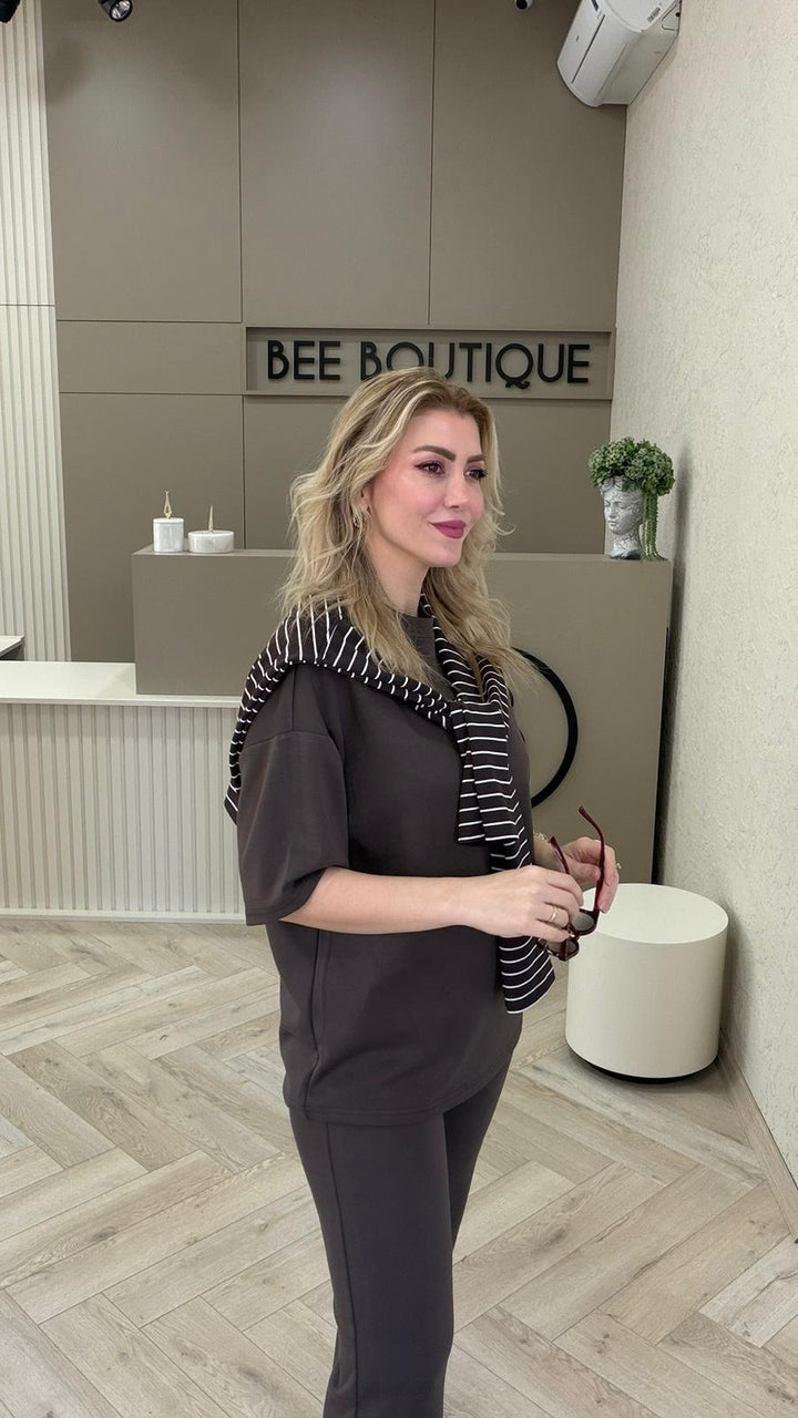 KISAKOLLU ATKILI 3 PARÇA EŞOFMAN TAKIMI