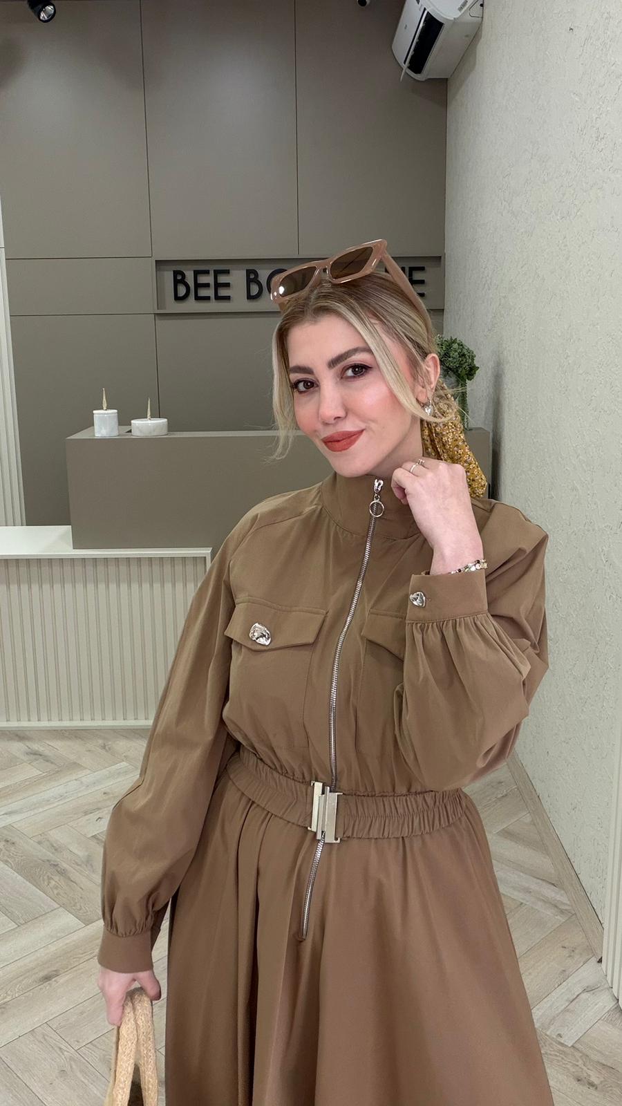 KEMERLİ PARAŞÜT ELBİSE