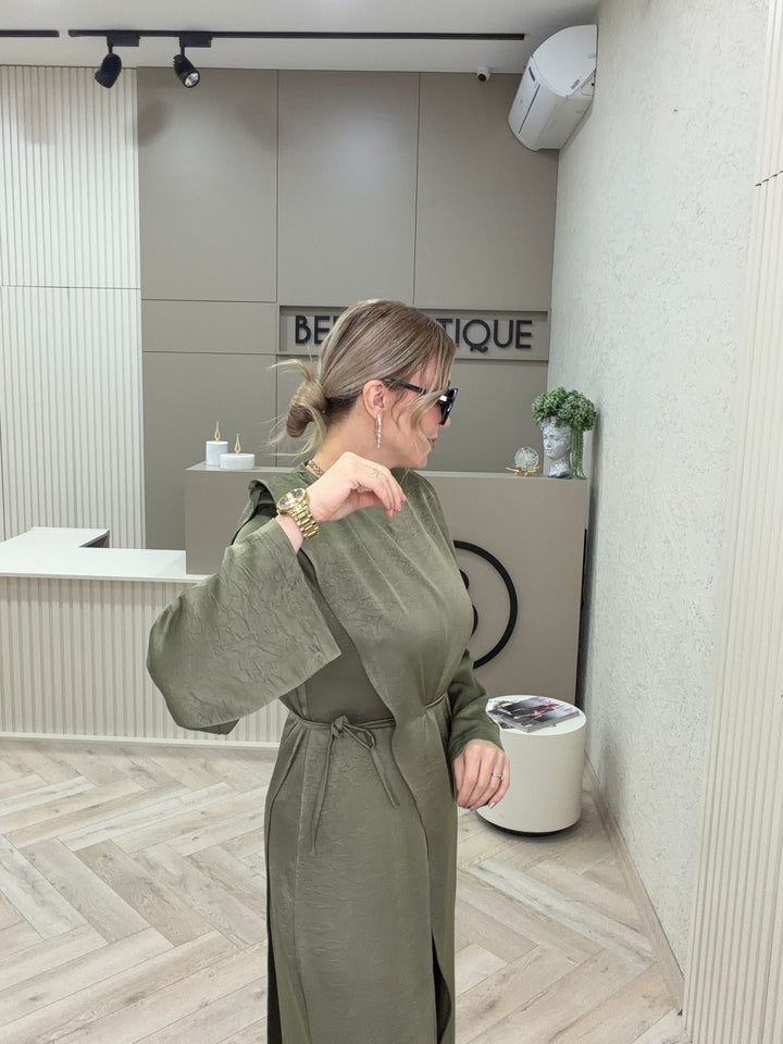 SATEN JAKARLI TULUM ELBİSE