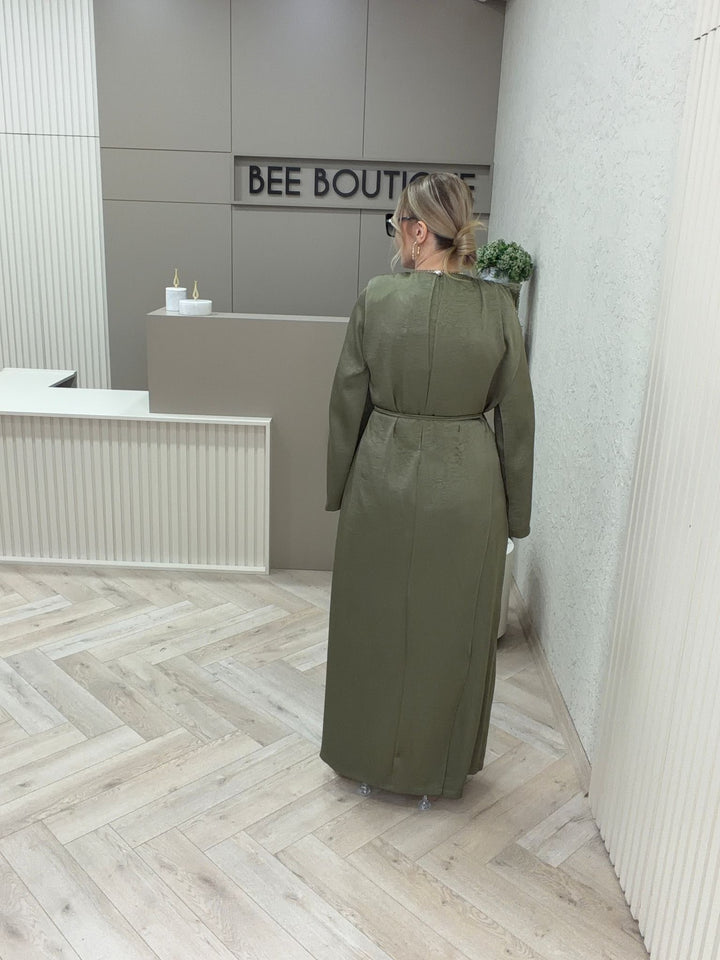 SATEN JAKARLI TULUM ELBİSE