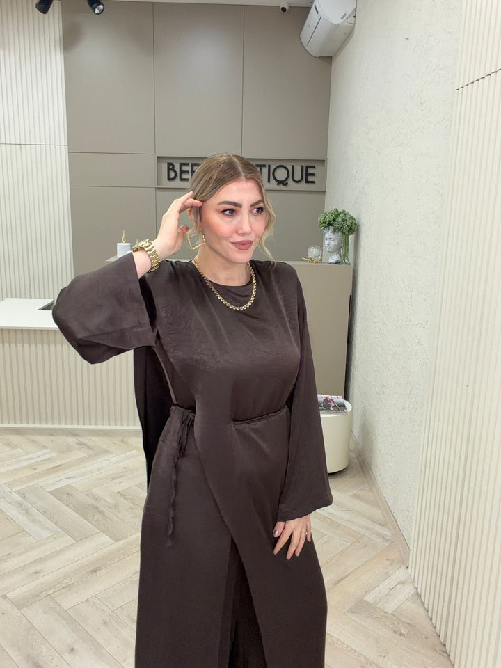 SATEN JAKARLI TULUM ELBİSE