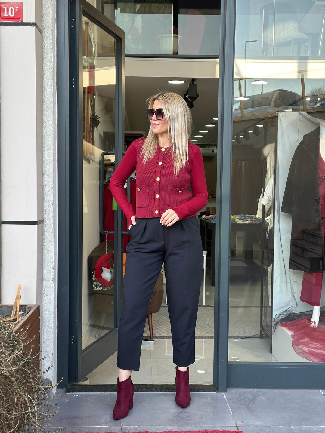 BAGGY FİT PAMUK COTTON LACİVERT PANTOLON