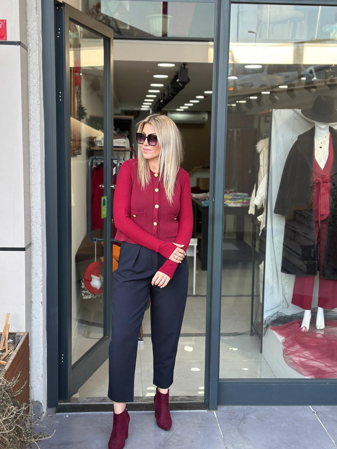 BAGGY FİT PAMUK COTTON LACİVERT PANTOLON