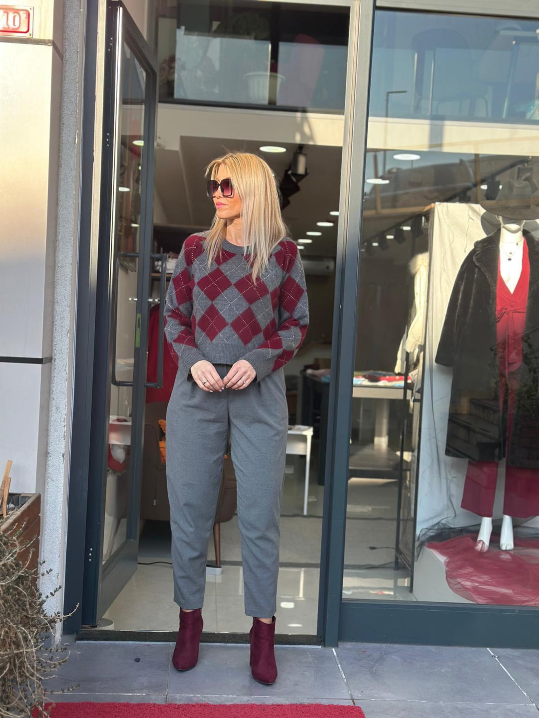 BAGGY KALIP GRİ PAMUK-COTTON PANTOLON