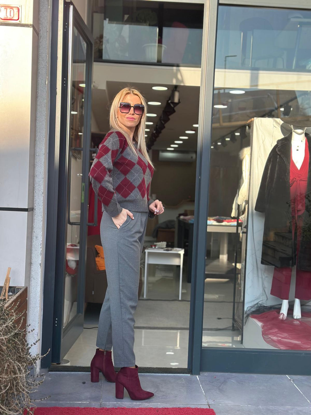 BAGGY KALIP GRİ PAMUK-COTTON PANTOLON