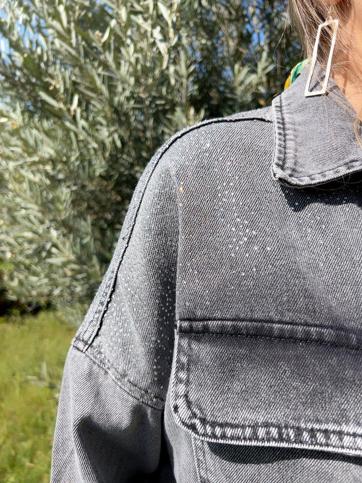 Taş Detaylı Ceket