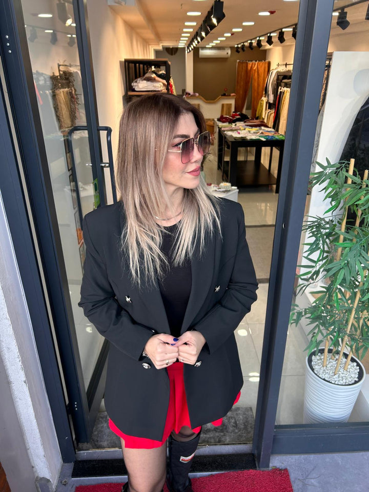 KIRMIZI PİLELİ ETEK
