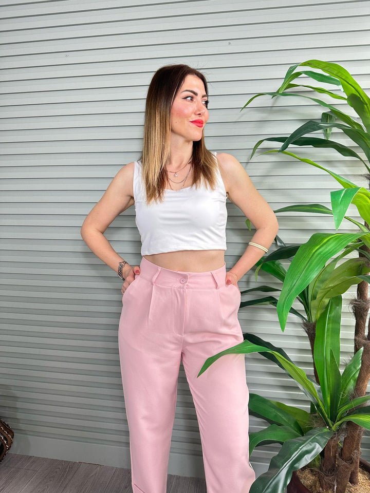 Krep Kumaş Pantolon