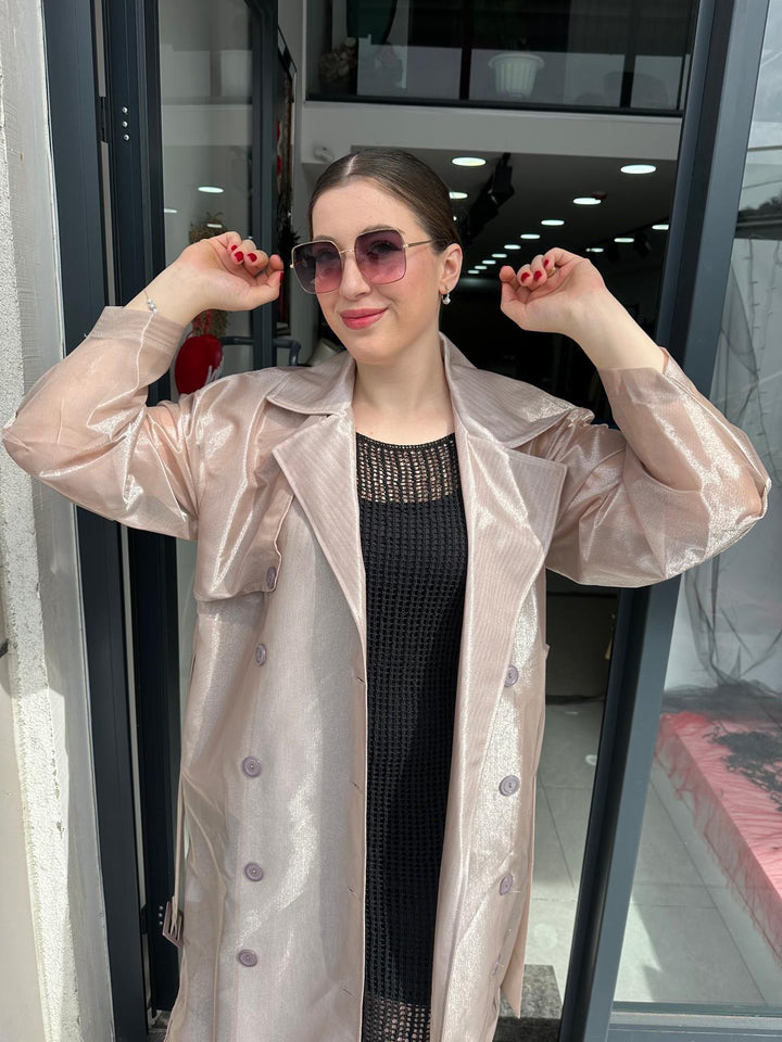 ORGANZE KUMAŞ TRENCH
