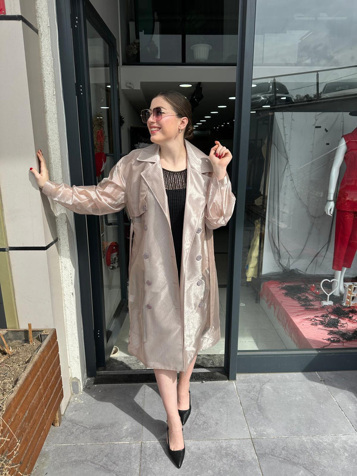 ORGANZE KUMAŞ TRENCH