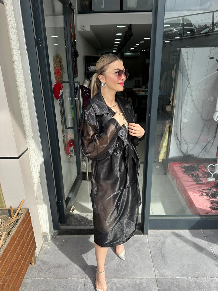 ORGANZE KUMAŞ TRENCH