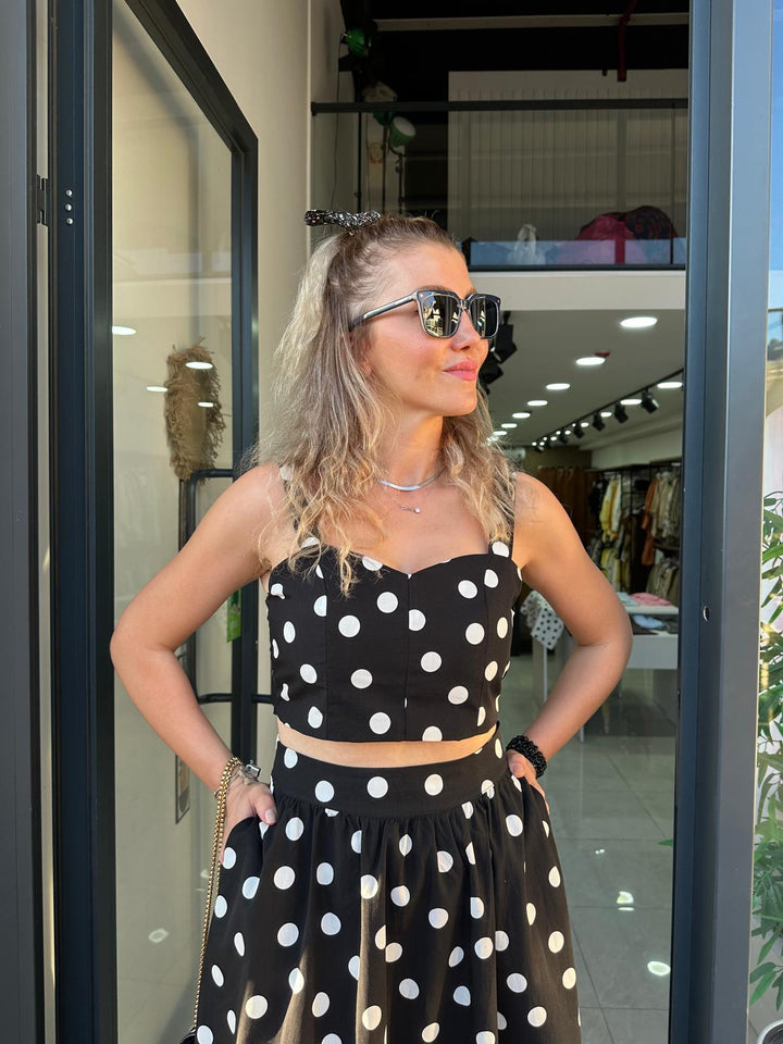 Puantiye Desen Takım