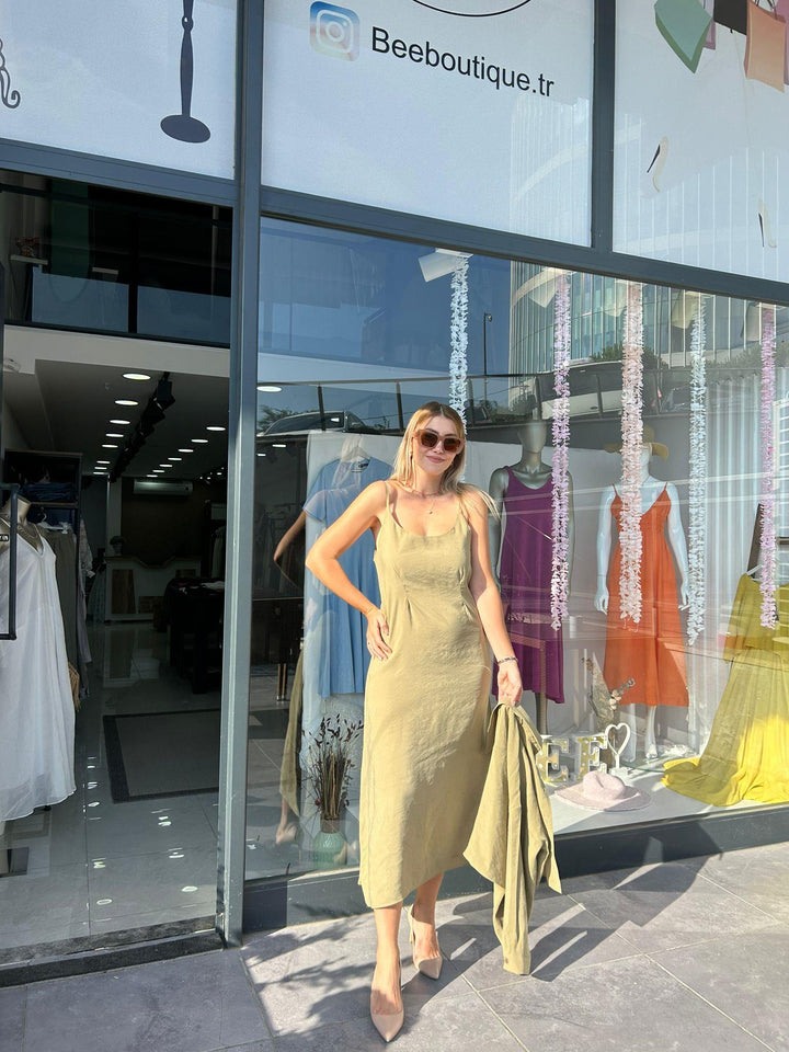 TENCEL GÖMLEK+ ASKILI ELBİSE