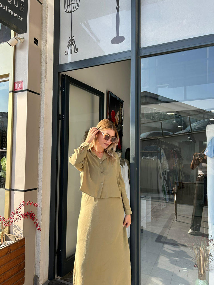 TENCEL GÖMLEK+ ASKILI ELBİSE