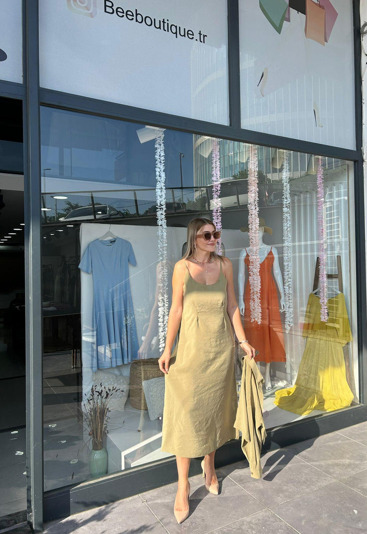 TENCEL GÖMLEK+ ASKILI ELBİSE