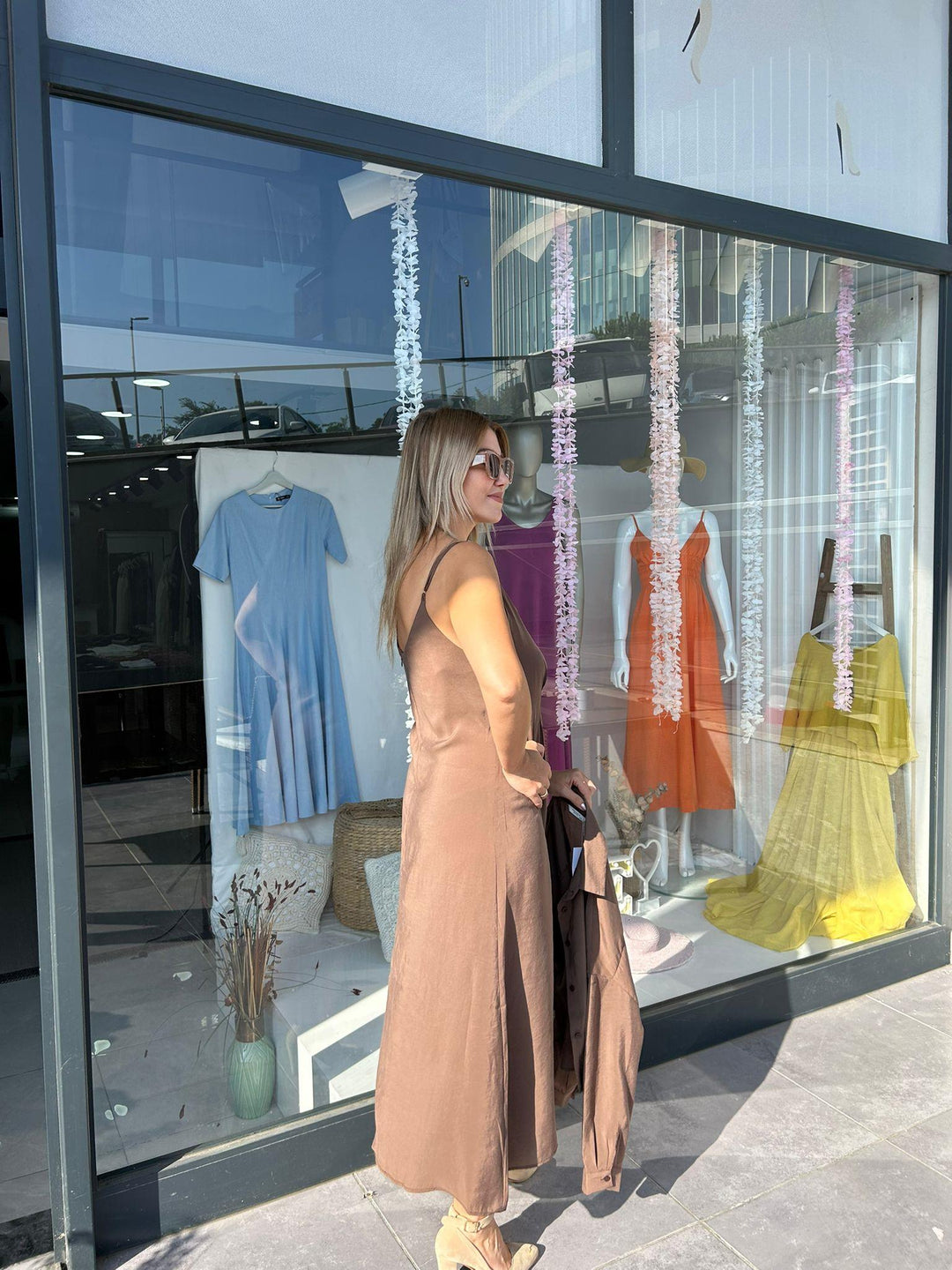 TENCEL GÖMLEK+ ASKILI ELBİSE