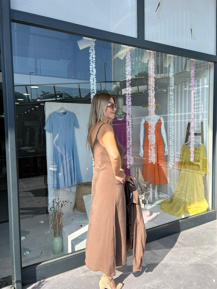 TENCEL GÖMLEK+ ASKILI ELBİSE