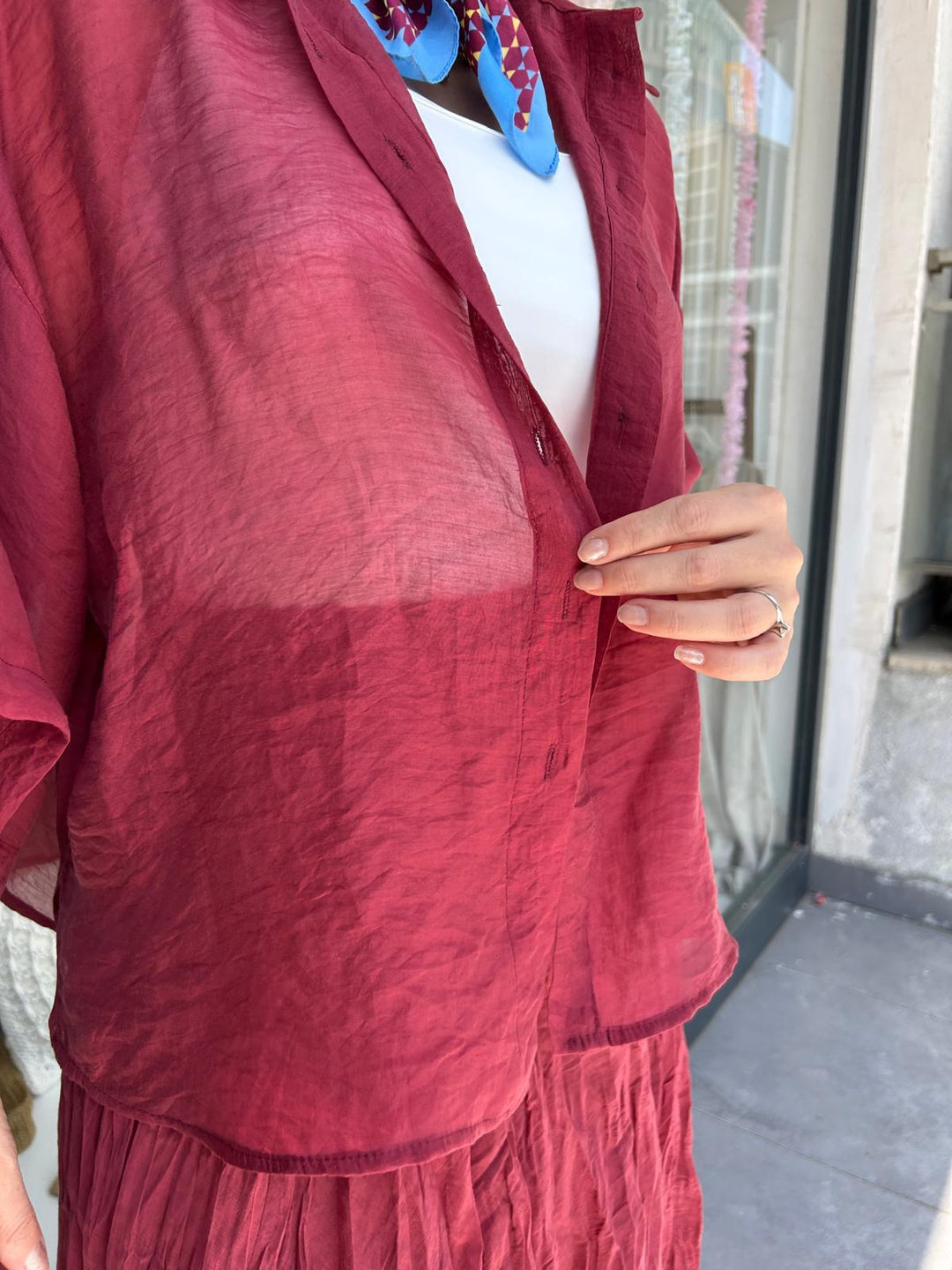 TENCEL CRİNKİL ETEK