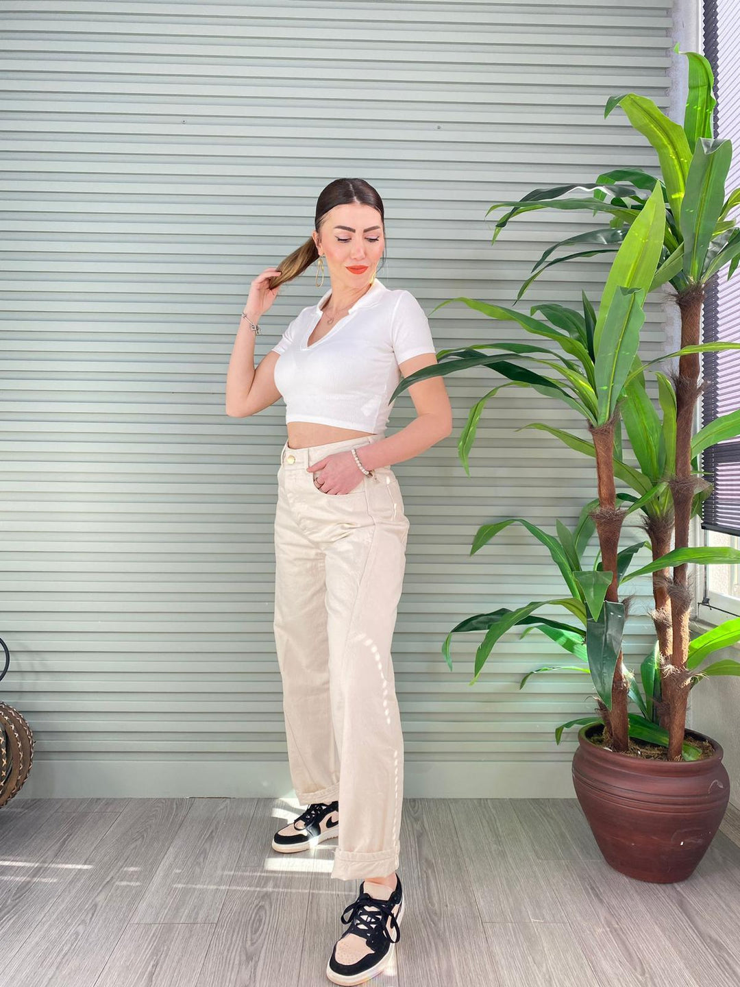 Yüksek Bel Mom Jeans